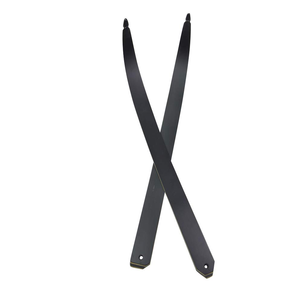 60"Tiro con L'Arco Tradizionale Takedown Ricurvo Arco e frecce Set Riser in Legno 30-60lbs Longbow Caccia all'aperto Caccia per Adulti Arco Destro (Bow Limbs, 30lbs)