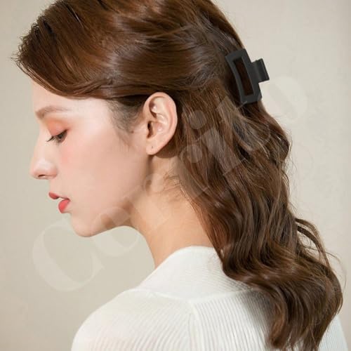 Image of Cerrito Small Hair Claw Clips for Women & Girls - Matte Nonslip Clamps with Strong Hold for Thick & Thin Hair, Neutral Mini Hair Accessories for Everyday Styling (12 Pcs, Multicolor)