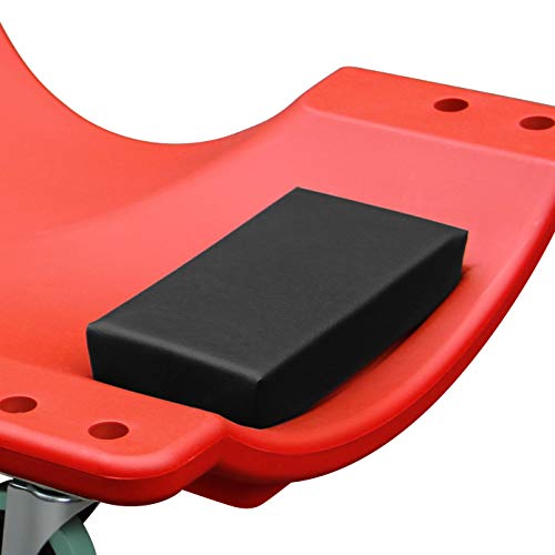 Dna Motoring Tools-00005 Heavy Duty Concave Shape Low Profile Automotive Creeper W/Padded Headrest #TOP4
