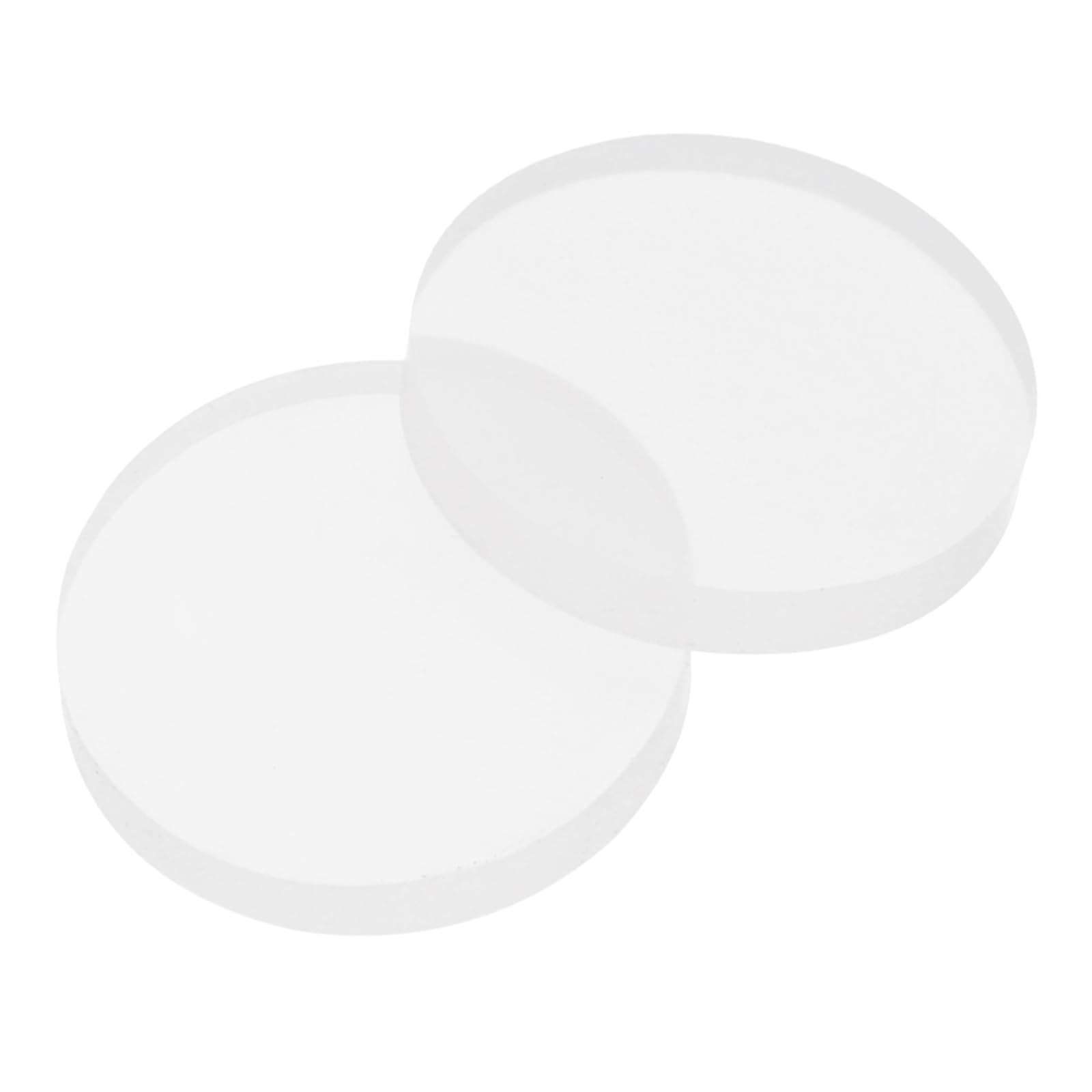 PATIKIL Glass Table Top Anti Slip Pads, 10Pcs 20mm Dia x 3mm Thick Clear Glasses Tables Silicone Bumper Pad for Photo Frame Furniture Kitchen Cabinets DIY Home Craft, White