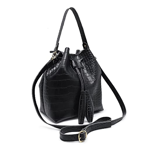 Bolsa Saco Feminina Alça Removível Linda Willibags (Preta)