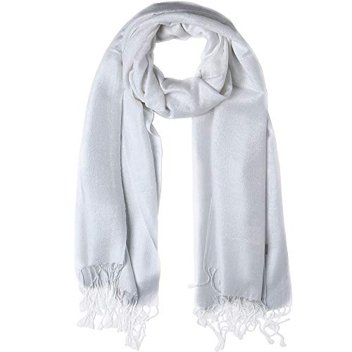 Becolored Cachecol Paisley Pashmina de seda xale jacquard cashmere envoltório estola dois tons rever