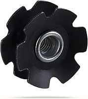 Vista 4 de Auriculares para bicicleta de montaña de 1.654-2.047 in de 1-1/8 pulgadas, MTB Road Bike Auriculares de doble rodamiento con tapa superior