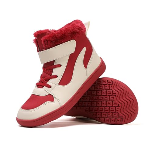 Kids High Top Barefoot Shoes Boys Girls Lightweight Comfort Sneakers Toddler Little/Big Kid Training Sport Shoes4