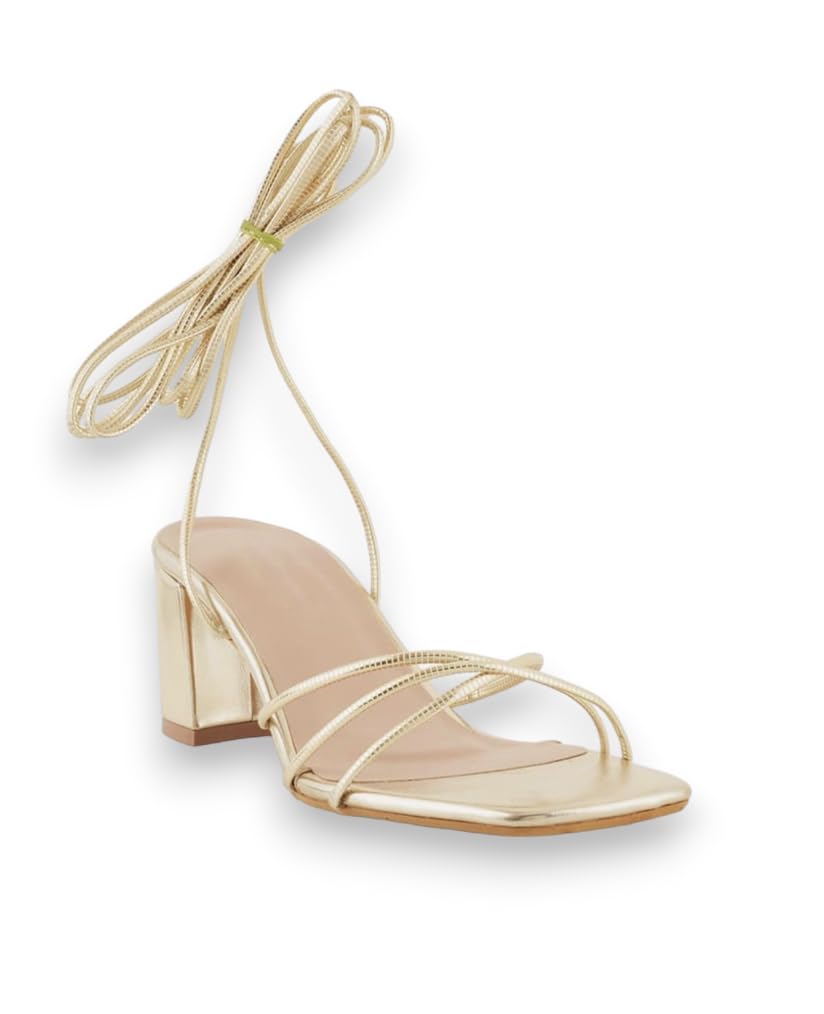 Looper Stylish Tie-up Heeled Gladiators Sandals For Women & Girls (B0D14YMDT8) Amazon Price History, Amazon Price Tracker