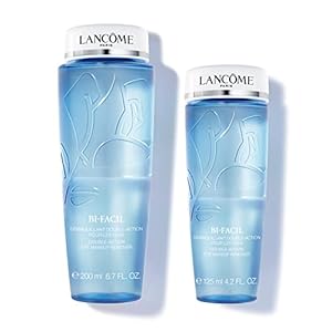 Lancôme Bi-Facil Double Action Eye Makeup Remover Duo – Effortlessly Removes Waterproof Makeup – 2-Pack of 6.7 Fl Oz & 4.2 Fl Oz