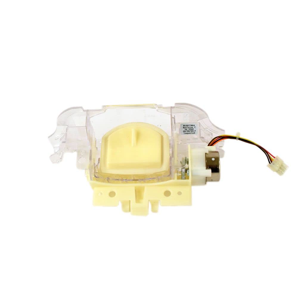 Whirlpool W10577864 Refrigerator Dispenser Ice Chute Door and Motor Assembly Genuine Original Equipment Manufacturer (OEM) Part