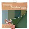 Lia Griffith Frosted Craft Paper, 12" x 12", Conifer Pack 20 Sheets #2