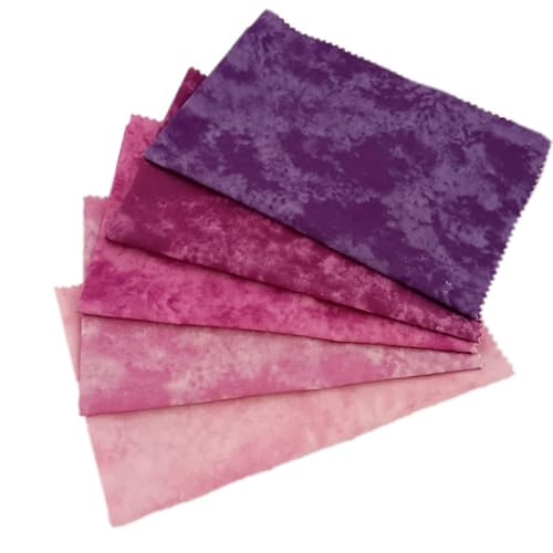 Lot de 5 tissus en coton respirant pour coudre des nappes de table et sacs à main d'été