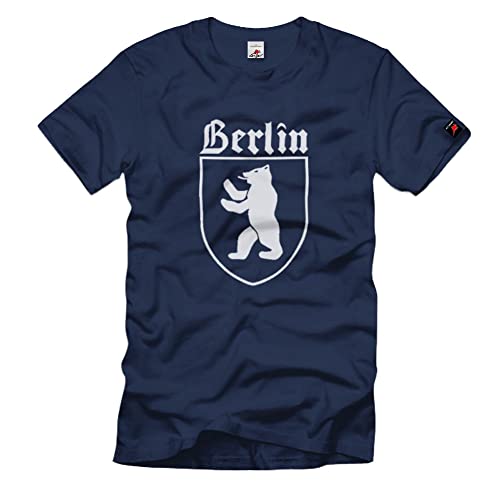 T-shirt Berlin bleu Principal Stadt M pour look urbain