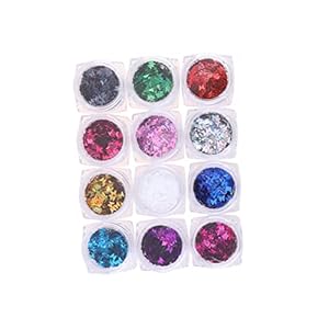 Frcolor Zestaw 12 Brokatów do Paznokci