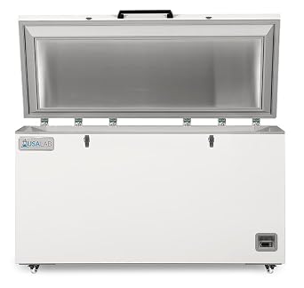 USA Lab UltraChill 17.12 Cu Ft -86 Degrees Celsius Ultra-Low Chest Freezer - Digital Display - USAlab