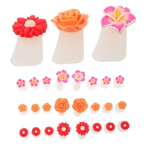 HAKIDZEL 24pcs Toe Separator Toe Dividers for Nail Polish Toe Spacers for Pedicures Nail Separators Toe Flowers Toe Spreaders Nail Gel Nail Tools Toes Separators for Women