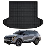 MJBYMAT Cargo Mat for The New 2026 2025 2024 2023 KIA Sportage,TPE All Weather Protection Car Trunk Mat Cargo Liner Accessories - Black (Both Sides can be Trimmed)