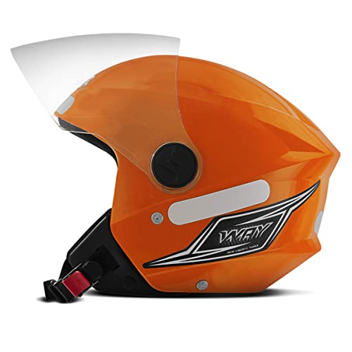 Capacete Mixs Way Aberto 58 Laranja