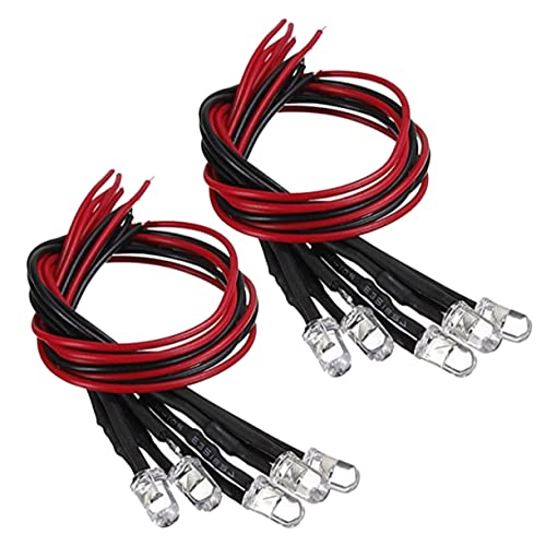 Perlas de lámpara LED precableadas para reparar y personalizar luces de juguetes y coches RC