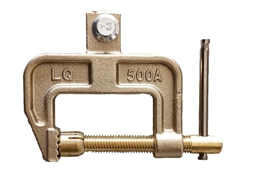 Tealover Ground Welding G Styles Earth Clamp Solid Brass Copper Grip Clip Clamp,500A