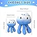 DYBFONO Plush Toy,Blue and White Stuffed Sea Animal, Ocean Stuffed Animals Toys for Ocean Lovers, Unique Gift for Kids, Bedroom Decor, Birthday Gift.(8.66