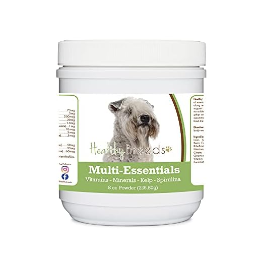 Healthy Breeds Soft Coated Wheaten Terrier Multi-Essentials Powder for Dogs - an Ideal Supplement of Vitamins, Minerals & Antioxidants for Your Dog - 8 oz
