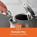 GEEPAS 1.7L Kettle & 2 Slice Toaster Kitchen Combo Set | 3000W Rapid Boil Cordless Kettle Auto Shut-Off | 1750W Toastie Machine 6 Browning Level Removable Crumb Tray Cord Storage | 2 Yr Warranty Grey - Image 4