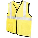 Supvox Reflektierende Sicherheitsweste Leuchtende Bauweste für Jungen und Mädchen Atmungsaktiv Langlebig Hohe Sichtbarkeit für Schule Outdoor und Verkehrsschutz