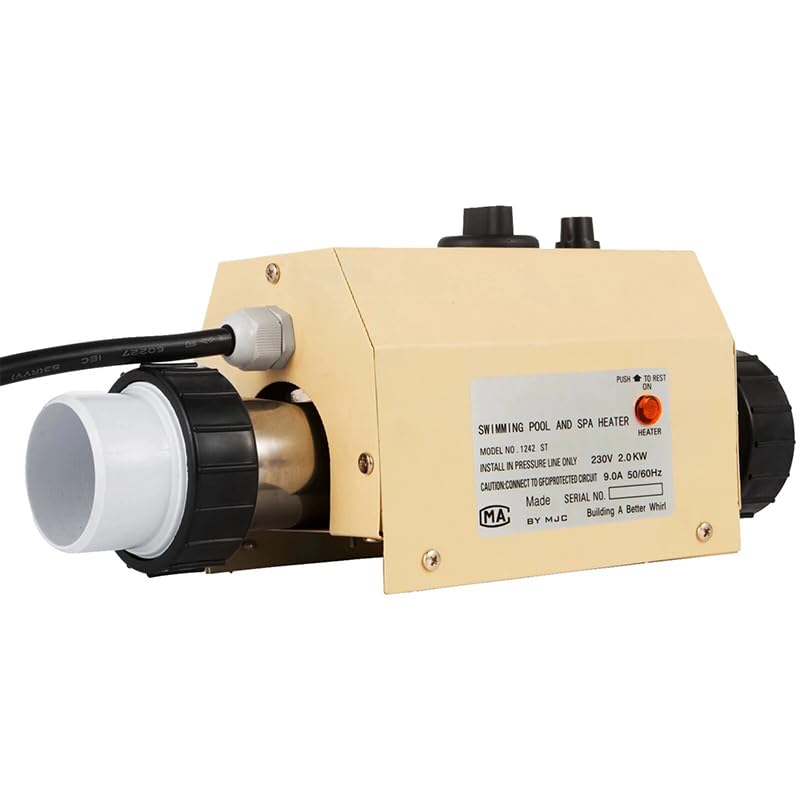 Podgrzewacz basenowy 3KW elektryczny podgrzewacz wody termostat do wanny basenowej wanna SPA masażu z hydromasażem Basenowa pompa ciepła(3000W)