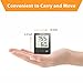 Habor Thermometer Indoor (2 Pack), Superior Mini Digital Hygrometer Indoor Accurate Humidity Monitor Gauge for House, Office, Greenhouse, Home (2.3X1.8inch, Black)