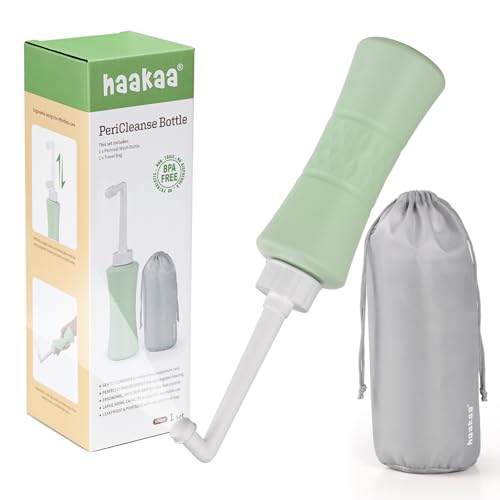 haakaa Upside Down Peri Bottle for Postpartum Care, Portable Bidet,