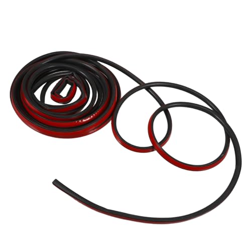 Amosfun Junta De Silicona 6m Autoadhesivo d Sellado De Caucho Para Puertas y Ventanas Aislamiento Acústico
