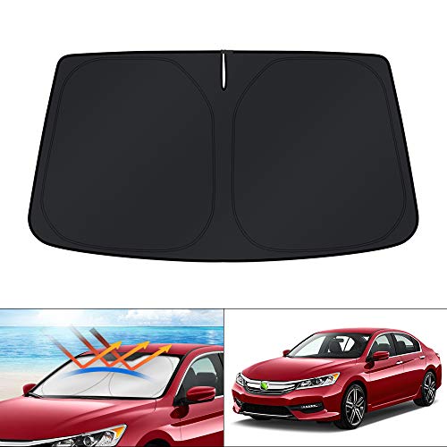 KUST Windshield Sun Shade for Honda Accord 2013-2015 2016 2017 Accessories Custom Fit Sunshade Foldable Sun Protector Block UV Rays Keep Your Car Cooler