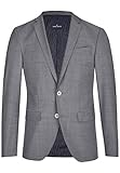 Shape Fit Passform Daniel Hechter - Slim Fit - Herren Baukasten Sakko in grau oder blau (100105-S40101)