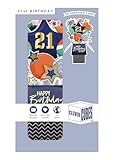 Clever Cube 21st Birthday for Him Cheers to 21! Birthday Pop Up Greeting Card CU005.A - Image 3