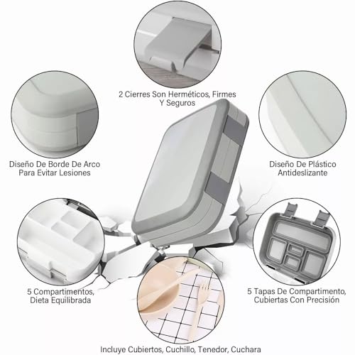 El Mejor Listado de Fiambreras bento . 6 Imagen adicional