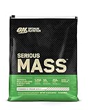 Optimum Nutrition Serious Mass Weight Gainer Protein Powder, Vitamin C, Zinc and Vitamin D for Immune Support, Cookies & Cream, 12 Pound (Packaging May Vary)