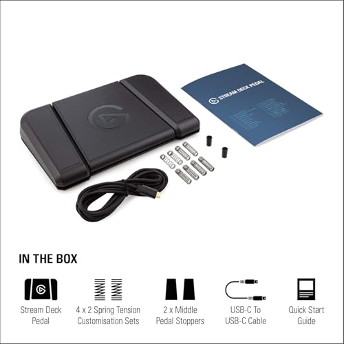 Elgato Stream Deck Pedal, 3 Hands-Free Macro Footswitches - image 9