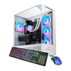 iBUYPOWER Element Gaming PC Desktop Computer AMD Ryzen 9 7900X CPU, NVIDIA GeForce RTX 5070 12GB GPU, 32GB DDR5 RGB 5200MHz RAM, 1TB NVMe SSD, Windows 11 Home, Gamer Keyboard and Mouse – EWA9N5702