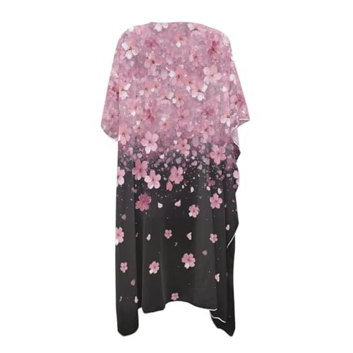 Pareos de playa para mujer kimono largo talla grande cárdigan holgado Poceacles 4