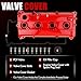 MITZONE Upgrade Aluminum Valve Cover Compatible with 2007-2013 Altima 2007-2012 Sentra SE-R 2.5L Part# 13264-JA00A Red