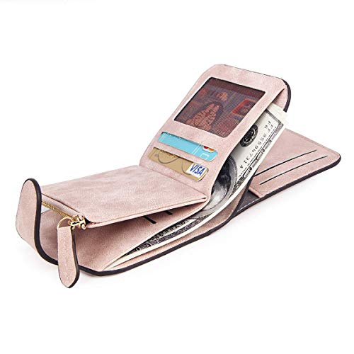 Elios Compact Soft PU Leather Ladies Small Pocket Wallet RFID Blocking | Credit Card Holder |Organizer |Purse |Wallet for Women and Girls with 6 Card Slots