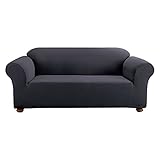 SureFit Simple Stretch Subway 1-Piece - Sofa Slipcover - Storm Blue