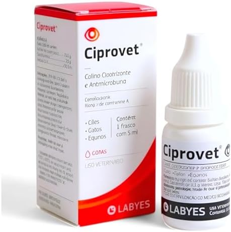 Ciprovet Colírio Labyes Antibacteriano - 5ml