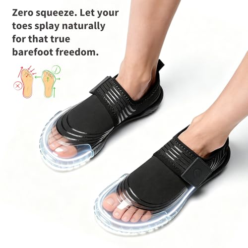 Image of LIZRHA Water Shoes for Men and Women Quick Dry Aqua Swim Barefoot Shoes for Outdoor Fishing Beach Pool Boat Surfing Walking Water Park and Yoqa Activities