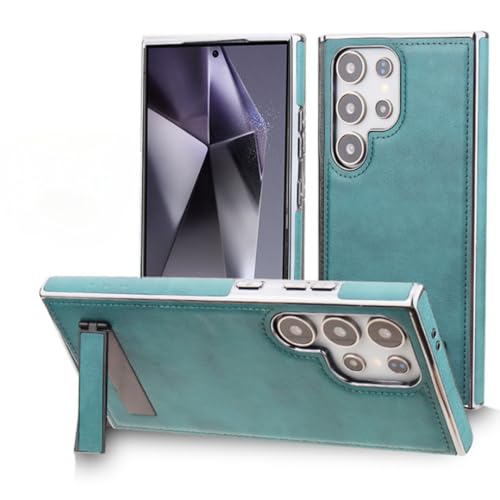 Coque Samsung S23 Plus cuir magnétique protection antichoc Galaxy vert