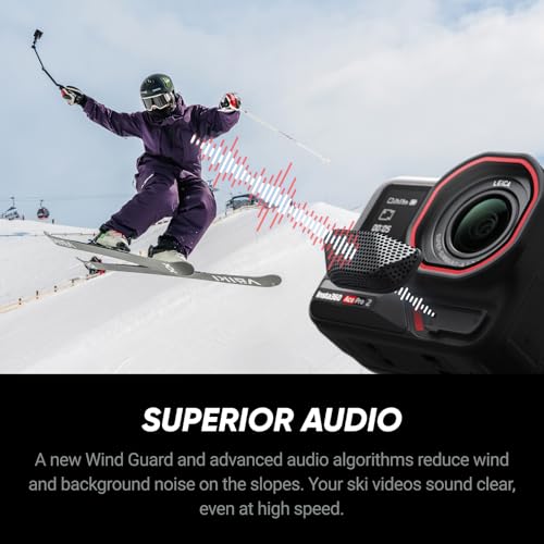 Image of Insta360 Ace Pro 2 Winter Bundle Dual Battery - 8K Waterproof Action Camera Co-Engineered with Leica, 1 /1.3 inch Sensor, Dual AI Chip, Leading Low Light, Superior Audio, Flip Screen & AI Editing for Vlogs