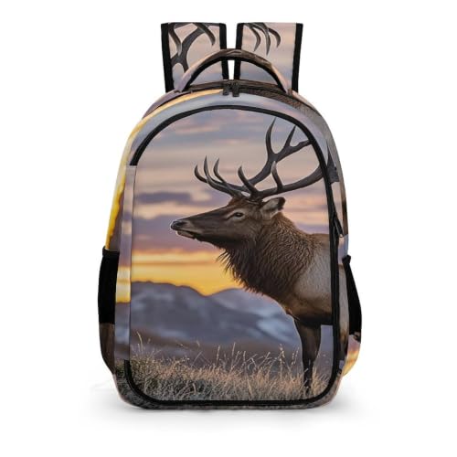 Mochila de viaje para escapadas de fin de semana con diseño de ciervo 6