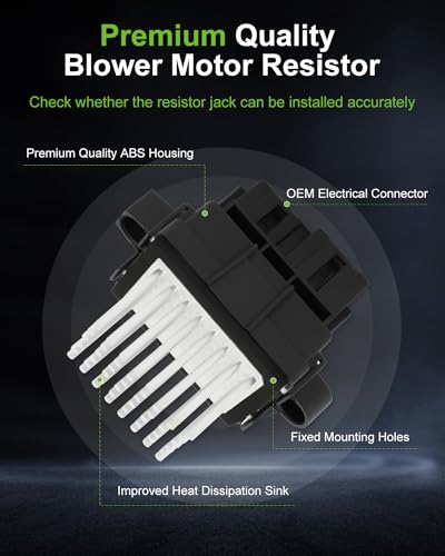 Image of SCITOO 68029736AA,RU684 HVAC Blower Motor Resistor for 2008-2013 for Chrysler 300 /2008-2016 for Town & Country /2008-2010 for Dodge Charger /2008-2018 for Grand Caravan /2008 for Magnum