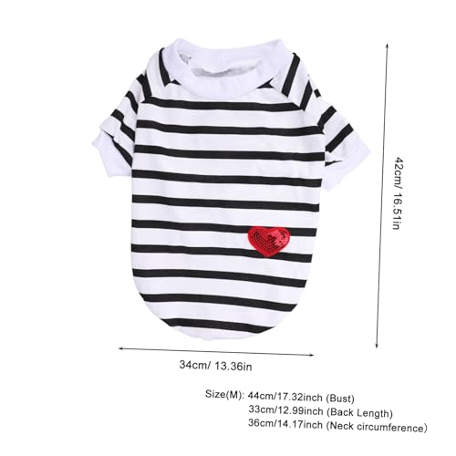 Chemises pour chiens à rayures : vêtements pour animaux de garde-robe - 4