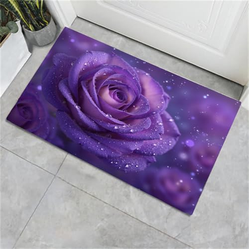 Tapis de sol absorbant haut de gamme 45x75 cm violet