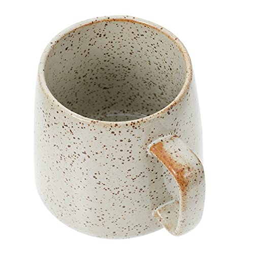 Hemoton Taza de café de cerámica Vintage taza de agua estilo japonés taza de agua con latte capuchino taza con mango… - Imagen 5