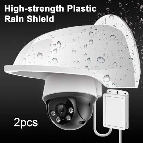 Funda para cámara exterior impermeable de ABS con soporte de pared pack de 2 3